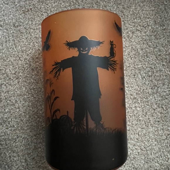 Three (3) Glass Yankee Candle Halloween Themed Candle Holder/Toppers NWT - Picture 5 of 12